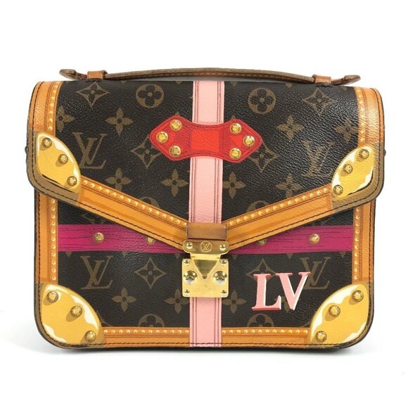 LOUIS VUITTON M43628 Monogram Summer Trunk Pochette Metis 2WAY Bag Shoulder Bag - Picture 2 of 14